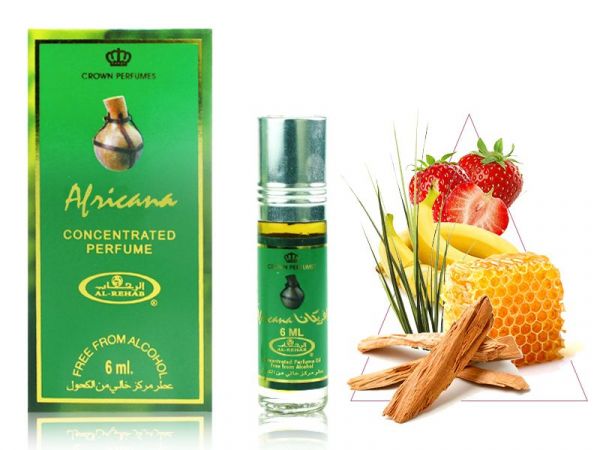 Al Rehab oil perfume Africana, 6 ml (Women) wholesale